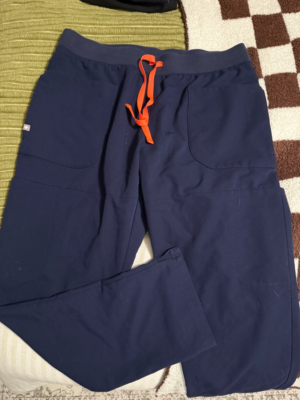 Navy FIGS Straight Leg Scrub Bottom